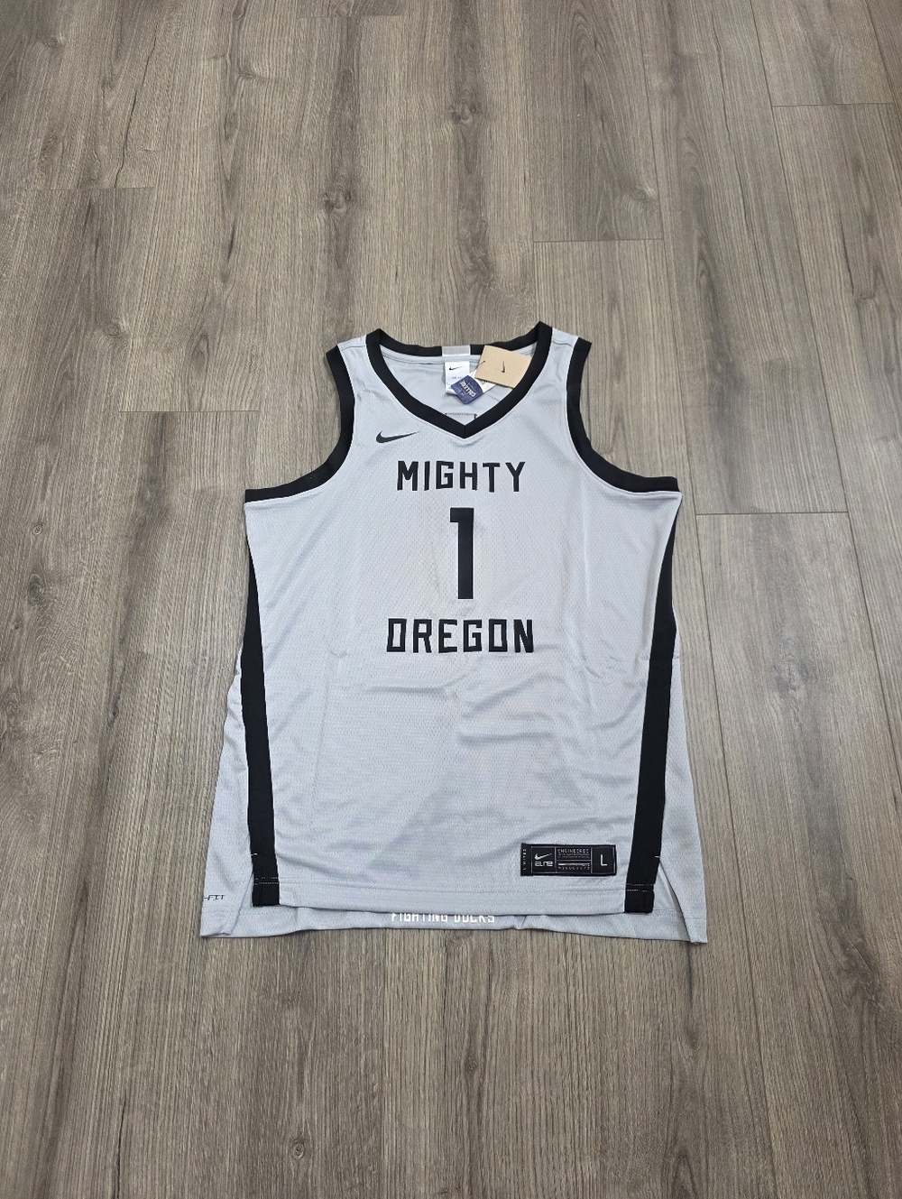 Nike Oregon Ducks Elite Basketball Jersey Mens Size Large